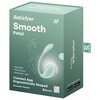 SATISFYER SMOOTH PETAL Masażer Punktu G dla Par z Wibracją i Aplikacją Miętowy Rodzaj Masażer łechtaczki