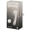 SATISFYER SPINNING VIBE 1 Obrotowy Wibrator Biały Materiał wykonania Silikon