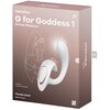 SATISFYER G FOR GODDESS 1 Masażer Punktu G z Wibracją  Biały Rodzaj Masażer punktu G