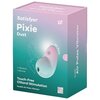 SATISFYER PIXIE DUST Masażer Bezdotykowy Łechtaczki z Wibracją  Miętowo-różowy Rodzaj Masażer łechtaczki