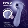 SATISFYER PRO 2 GENERATION 3 Masażer Łechtaczki Bezdotykowy z Wibracją i Aplikacją Fioletowy Rodzaj Masażer łechtaczki