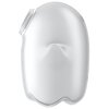 SATISFYER GLOWING GHOST Bezdotykowy Masażer Łechtaczki Biały Materiał wykonania Silikon