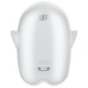 SATISFYER GLOWING GHOST Bezdotykowy Masażer Łechtaczki Biały Regulacja wibracji Tak