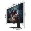 Monitor SAMSUNG Odyssey G5 LS32DG500EUXEN 32" 2560x1440px IPS 180Hz 1 ms [GTG] Przeznaczenie Dla gracza