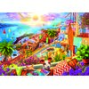 Puzzle TREFL Premium Plus Quality Tea Time Z wizytą na Santorini 10842 (1000 elementów) Seria Premium Plus Quality