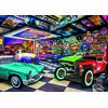 Puzzle TREFL Premium Plus Quality Tea Time Garaż kolekcjonera samochodów 10845 (1000 elementów) Seria Premium Plus Quality