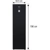 Lodówka MPM 311-FF-58 No Frost 196cm Czarna Liczba drzwi 2