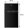 Lodówka MPM 87-CZ-15/E 85cm Czarna Kolor producenta Czarny