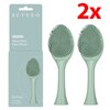 Oryginalna końcówka do szczoteczki SEYSSO Basic Color Face Brush (2 szt.) Aqua Grey Kolor Szary