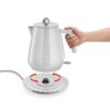 Czajnik DELONGHI KBY2001.W Eclettica Biały Funkcje Obrotowa podstawa, Bezpieczny w dotyku, Filtr antyosadowy, Wskaźnik poziomu wody