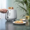 Toster DELONGHI CTY2103.W Eclettica Biały Funkcje Tacka na okruchy, Rozmrażanie, Ruszt do bułek