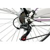 Rower miejski ESPERIA Scirocco Siviglia 6s 26 cali damski Biało-fioletowy Wyposażenie Osłona łańcucha