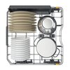 Zmywarka WHIRLPOOL WH7IPA15BM6L0 MaxiSpace Poziom emisji hałasu [dB] 42