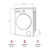 Pralka AMICA WAC914ALiSO 9kg 1400 obr SteamPowerPro Poziom hałasu (wirowanie) [dB] 76