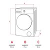 Pralka AMICA TWA4S814ADiStV 8kg 1400 obr HygieneTechnology SteamPowerPro Bezpieczeństwo użytkowania Blokada rodzicielska