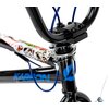 Rower dziecięcy KARBON BMX 20 cali dla chłopca Czarno-niebieski Kolory dostępne w ofercie producenta Czarno-niebieski