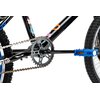 Rower dziecięcy KARBON BMX 20 cali dla chłopca Czarno-niebieski Kółka boczne Nie