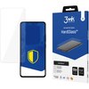 Opakowanie produktu "3mk Protection HardGlass" do Xiaomi Redmi Note 13 5G jest widoczne obok telefonu z nałożonym szkłem hartowanym. Na opakowaniu znajdują się napisy: "tempered glass HardGlass™", "9H hardness", "FIT-IN™ technology", oraz ikony i certyfik