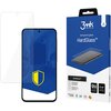 Opakowanie produktu "3mk HardGlass" do Samsung Galaxy A55 5G jest niebieskie z białymi elementami, zawiera grafikę telefonu z nałożonym szkłem oraz logo "3mk Protection". Na opakowaniu widnieją napisy: "tempered glass HardGlass™", "9H hardness", "FIT-IN™ 