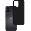 Czarne etui na telefon z matowym wykończeniem, obok którego znajduje się smartfon z widocznym logo Motorola i dwoma obiektywami aparatu. Na obudowie telefonu widoczny jest napis "50MP QUAD PIXEL".