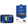 Opakowanie produktu 3mk Protection z napisem "premium protection FlexibleGlass™" oraz grafiką przedstawiającą szkło ochronne na urządzeniu. Obok znajduje się urządzenie z nałożonym szkłem, na ekranie widoczna jest niebieska tarcza z żółtym obramowaniem.