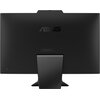 Czarne tylne obudowa monitora z widocznym logo "ASUS" na górze. Poniżej znajduje się rząd portów, w tym kilka portów USB, oraz solidna podstawa.