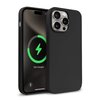 Etui CRONG Color Cover Magnetic MagSafe do Apple iPhone 15 Pro Max Czarny Dominujący kolor Czarny