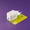 Ładowarka sieciowa HAMA Supermini GaN PD/QC 45W Biały Kolor Biały