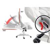 Fotel COBRA Rebel CR207 Biały Wysokość siedziska [cm] 40 - 50