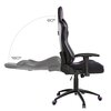 Fotel COBRA Draco CRF190 Czarno-różowy Materiał obicia Skóra ekologiczna PU