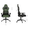 Fotel COBRA Draco CRF194 Zielono-czarny Poduszka lędźwiowa Tak
