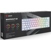 Klawiatura SAVIO Whiteout X2 Outemu Brown Hot Swap Dla graczy Tak