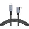 Kabel USB Typ-C - USB Typ-C TECH-PROTECT UltraBoost Max 1.5 m Szary