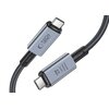 Kabel USB Typ-C - USB Typ-C TECH-PROTECT UltraBoost Max USB 4.0 8K 40GBPS PD240W 1 m Szary Rodzaj Kabel