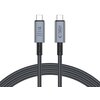 Kabel USB Typ-C - USB Typ-C TECH-PROTECT UltraBoost Max USB 4.0 8K 40GBPS PD240W 2 m Szary