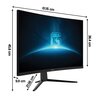 Monitor MSI G27C3F 27" 1920x1090px 180Hz 1 ms [GTG] Curved Przeznaczenie Dla gracza