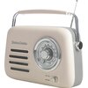 Radio VINTAGE CUISINEAnalogowe Przenośne Chrom Kremowy Zakresy fal radiowych FM