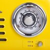 Radio VINTAGE CUISINE Analogowe Przenośne Chrom Żółty Wyjście słuchawkowe Tak
