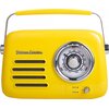 Radio VINTAGE CUISINE Analogowe Przenośne Chrom Żółty