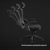 Fotel DIABLO CHAIRS V-Light Czarny Regulacja podłokietników Przód - tył