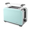 Toster VINTAGE CUISINE Retro Chromowany Miętowy Tacka na okruchy Tak
