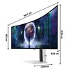 Monitor SAMSUNG Odyssey G9 LS49DG934SUXEN 48.9" OLED 5120x1440px 240Hz 0.03 ms [GTG] Curved Przeznaczenie Dla gracza