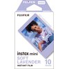 Wkłady do aparatu FUJIFILM Instax Mini Soft Lavender 10 arkuszy Powierzchnia Błyszcząca