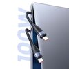 Kabel USB-C - USB-C USAMS US-SJ632 100W 1.2 m Czarny Gwarancja 24 miesiące