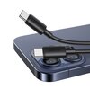 Kabel USB-C - USB-C USAMS US-SJ711 60W 1 m Czarny Typ USB-C - USB-C
