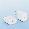 Ładowarka sieciowa USAMS T65 OYXLTZ02 20W Biały + Kabel UBS-C - Lightning Grubość [mm] 27.6
