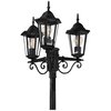 Lampa ogrodowa GOLDLUX Liguria 313423 Czarny Szerokość [mm] 260