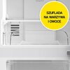 Lodówka SMITH&BROWN SFBF-532-SE3 No Frost 175cm Srebrna Położenie zamrażarki Na dole