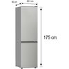 Lodówka SMITH&BROWN SFBF-532-SE3 No Frost 175cm Srebrna Kompresor inwerterowy Nie