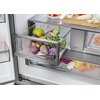 Lodówka HAIER HFR79F19EFGK Side by Side No Frost 190cm Szafirowe szkło Funkcje dodatkowe Strefa Humidity Zone